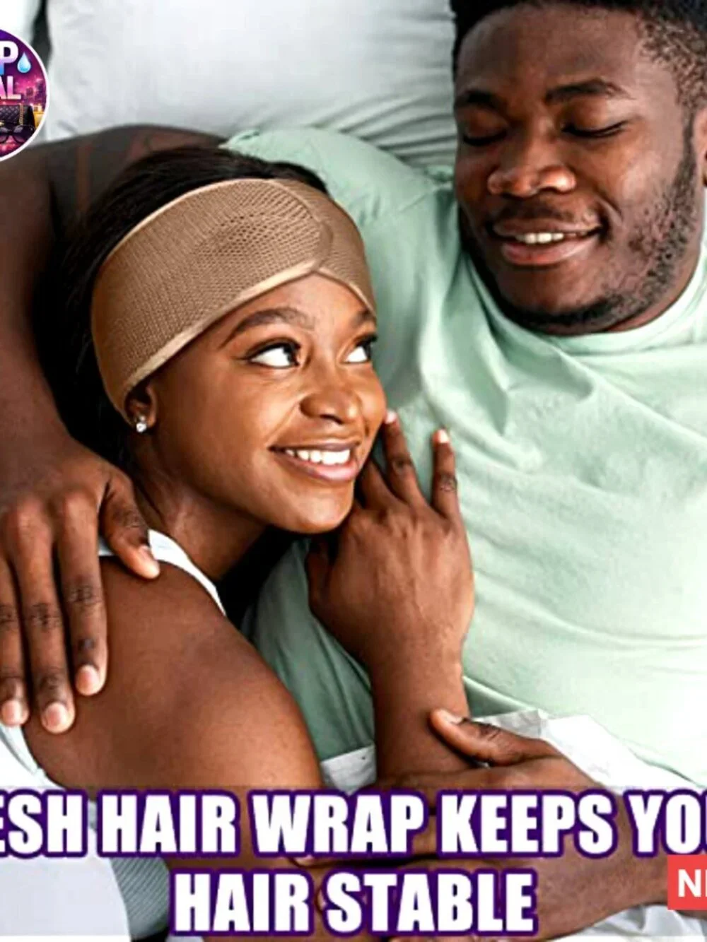 Mesh Hair Wraps for Sleeping, Washing Face, and Daily Use